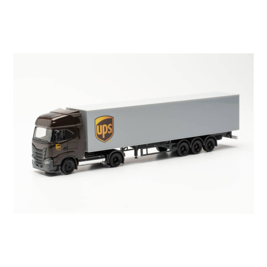 Herpa 315036 , Iveco S-Way LNG Ko-Sz "UPS" , Skala H0 1:87